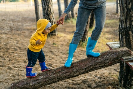 Adult caring for child